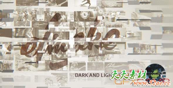 AE模板-照片墙汇聚Logo动画 Multi Screen Logo-天天素材网