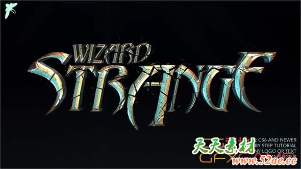 AE模板-大气三维Logo动画片头 Epic Hero Logo-天天素材网