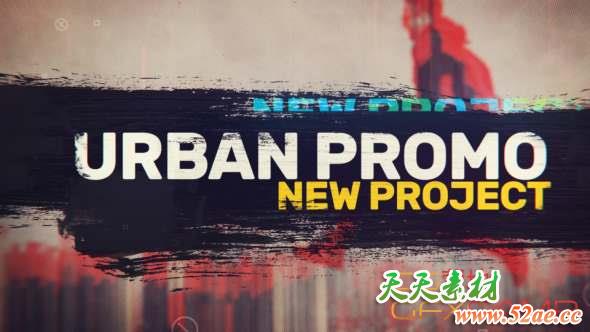 AE模板-运动视频包装开场 Extreme Opener-天天素材网