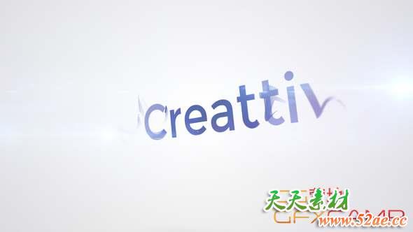 AE模板-简单旋转Logo动画 Clean Elegant Rotation Logo-天天素材网