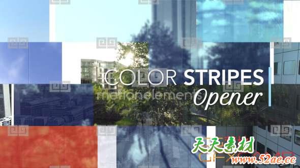 Apple Motion + FCPX模板-简洁视频介绍展示片头-天天素材网