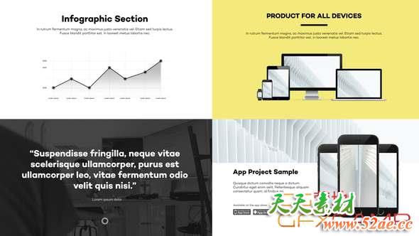 AE模板-企业公司商务项目展示包装片头 Presentation-天天素材网