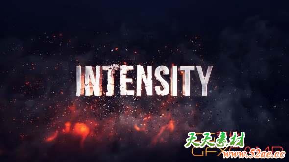 AE模板-大气三维文字片头宣传开场 Metal Action Titles-天天素材网