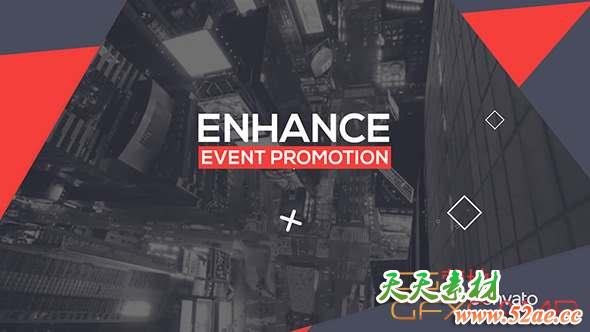 AE模板-活动宣传介绍片头 Enhance Event Promotion-天天素材网