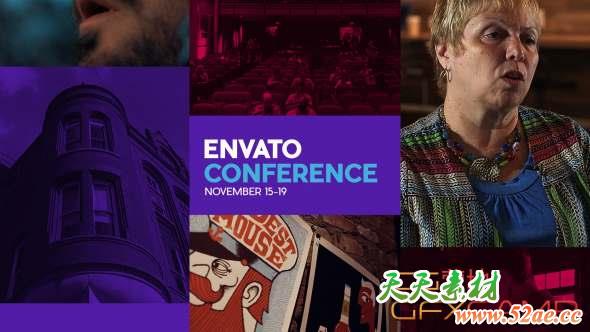 AE模板-活动项目宣传视频片头 Event Promo-天天素材网