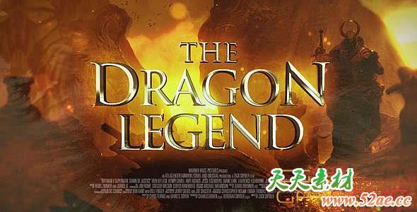 AE模板-三维文字图片游戏宣传片 Parallax Game Trailer-天天素材网