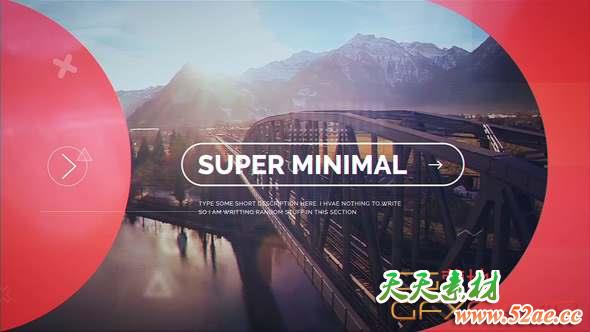 AE模板-现代时尚图片包装片头 Super Project-天天素材网