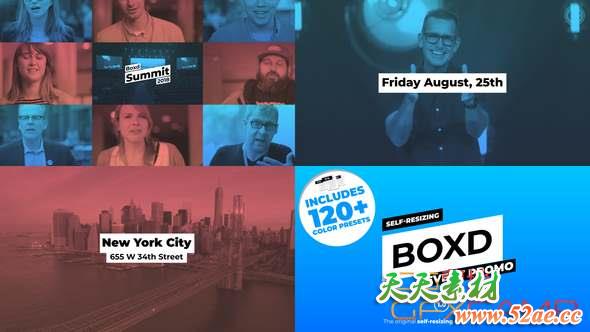 AE模板-演讲活动视频宣传片头 Event Promo-天天素材网