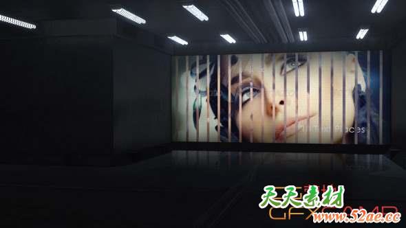 AE模板-地下停车场图片展示 Underground in Style – Elegant Presentation-天天素材网