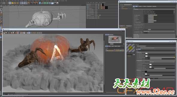 C4D阿诺德Arnold渲染器 SolidAngle C4DtoA 2.4.0.1 R17/R18/R19 Win/Mac AMPED破解版-天天素材网