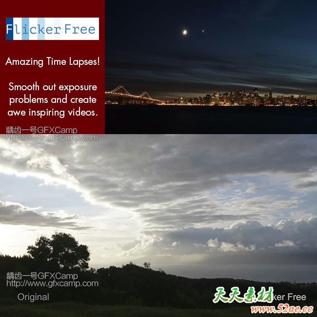 视频延时闪烁闪屏去闪插件 Flicker Free AE/PR/FCPX Win/Mac破解版-天天素材网