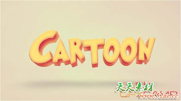 AE模板-可爱搞笑三维卡通文字标题动画 Fun Titles Constructor-天天素材网