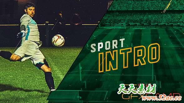 AE模板-体育视频宣传片开场 Sport Trailer-天天素材网