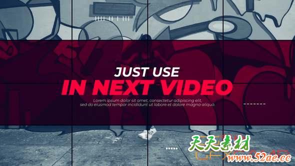 AE模板-活动视频宣传片头 Event Promo-天天素材网