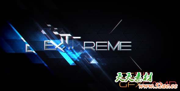 AE模板-大气折射文字标题片头 SuspenseTitles-天天素材网