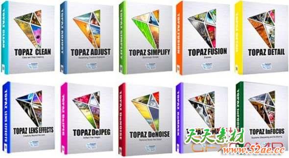 PS插件滤镜特效包Win/Mac破解版 Topaz Plugins Bundle 2018.9更新(含序列号)-天天素材网
