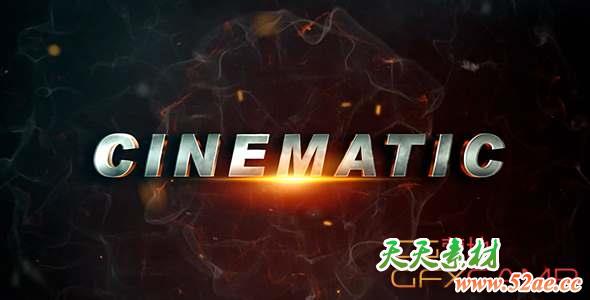 AE模板-大气视频电影宣传片 Cinematic Movie Trailer-天天素材网