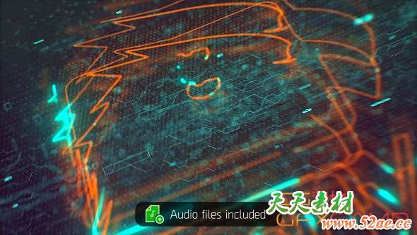 Code Ex - Action Glitch Logo Reveal