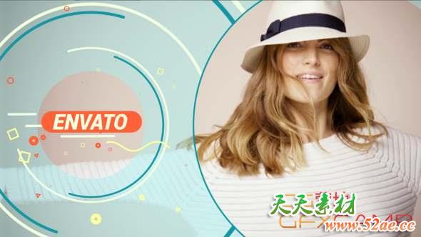 AE模板-夏天时尚视频包装片头 Bright Summer Opener-天天素材网