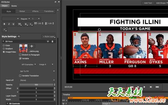 电视栏目实时直播包装软件 Newblue Titler Live 4 Broadcast 4.0 Build 180725 Win破解版-天天素材网