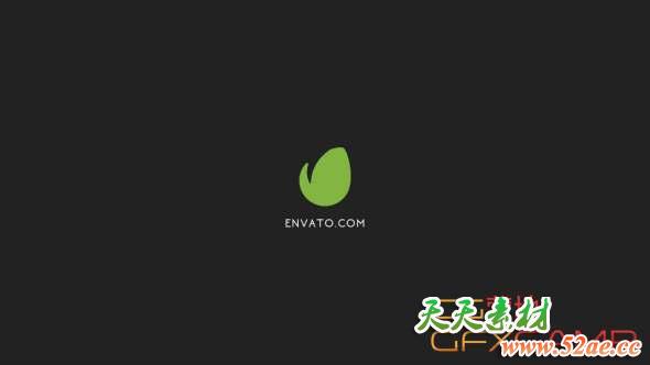 AE模板-液体线条Logo动画 Liquid Logo Reveal-天天素材网