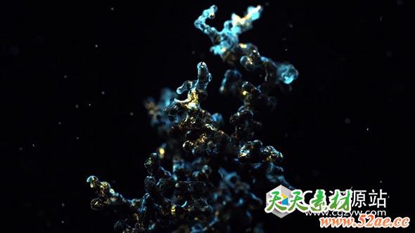 Cinema 4D – 使用X-Particles珊瑚生长教程Cinema 4D – Procedural Coral Growth using X-Particles and Cycles 4D Tutorial-天天素材网