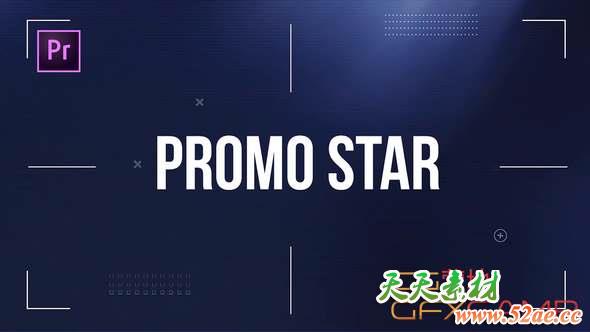 Pr模板-动态旅游视频片头 Dynamic Promo Star-天天素材网