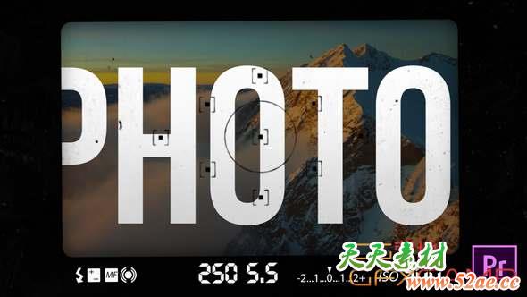 Pr模板-拍立得快门照片视频转场 Photo Transitions-天天素材网