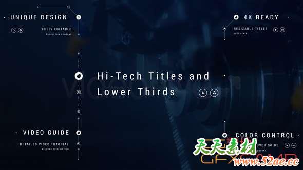 Hi-Tech Titles and Lower Thirds