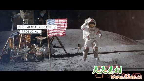 AE模板-历史时间线幻灯片开场 The History Timeline-天天素材网