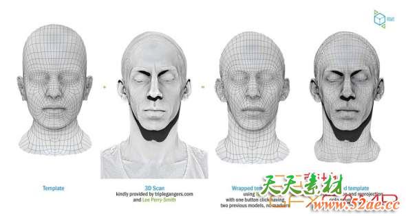 Zbrush 3D扫描插件 R3DS ZWrap 1.0 plugin for ZBrush 2018-天天素材网