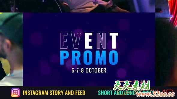 AE模板-事件活动宣传片头 Event Promo-天天素材网
