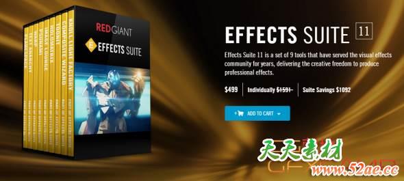 红巨星特效套装 Red Giant Effects Suite 11.1.12 CS5-CC2019 Win/Mac-天天素材网