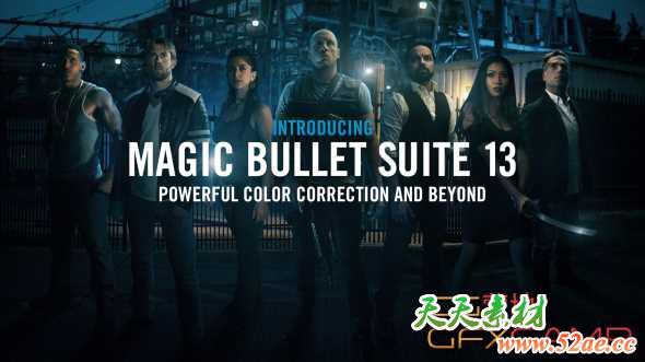 红巨星调色套装 Red Giant Magic Bullet Suite 13.0.11 CC2014/CC2015/CC2015.3/CC2017/CC2018/CC2019 Win/Mac-天天素材网