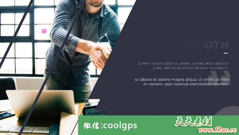 企业商务公司团队宣传PR片头模板 Corporate Slideshow