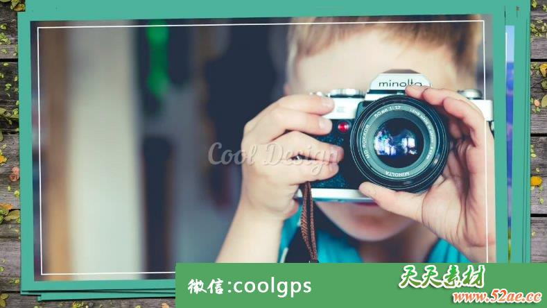 PR模板下载 儿童画廊电子相册 - Premiere Pro模板-天天素材网