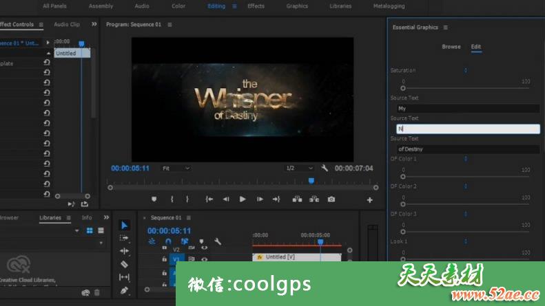 史诗的粒子生成器 PR模板下载 Breath of Epic 