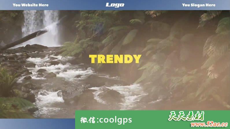 旅游日志记录PR视频模板下载 Travel Slideshow-天天素材网