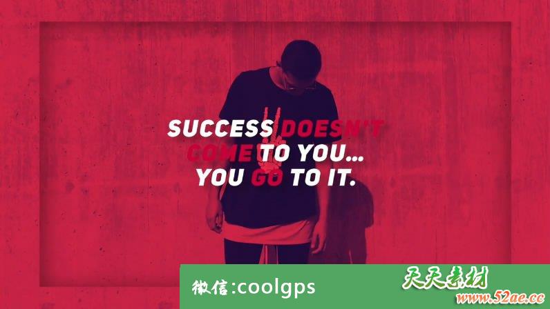 文字动画排版开场动画 PR片头模板下载-天天素材网