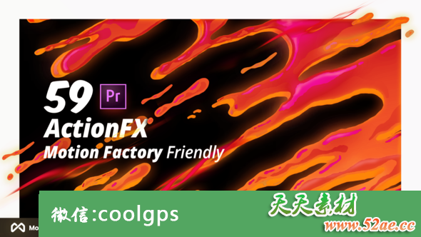 PR视频特效模板 火烟水效果 视频特效模板下载ActionFX - Fire Smoke Water Effects for Premiere Pro-天天素材网