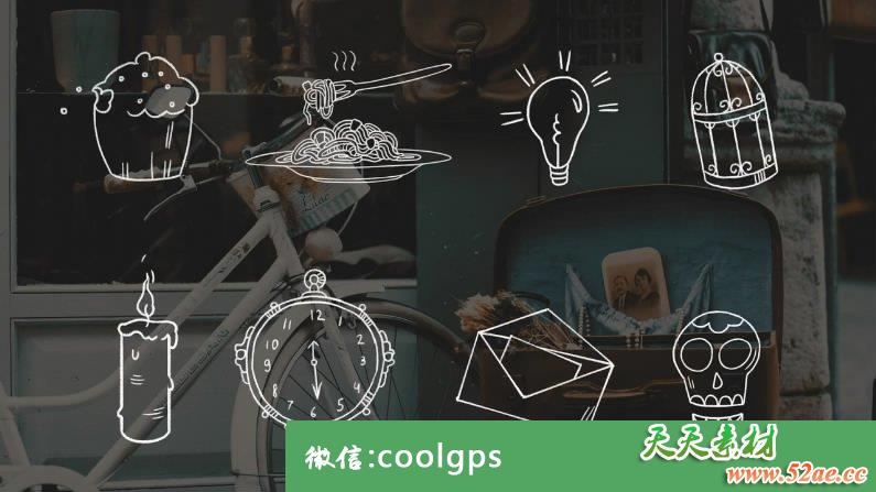 PR模板 手绘复古包 - 首映视频模板 Hand Drawn Vintage Pack