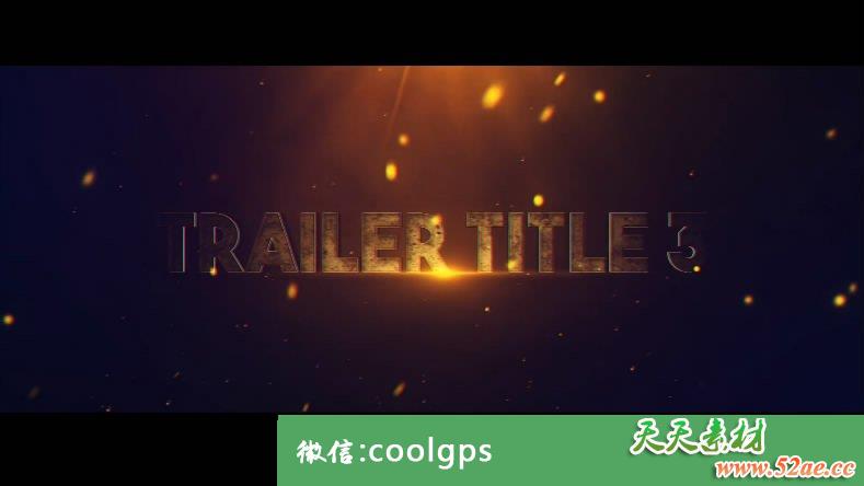 PR文字预设 - 预告片文字标题 粒子特效PR视频预设下载-天天素材网