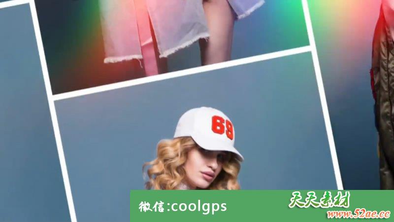 PR模板下载 多帧幻灯片电子相册 - Premiere Pro模板