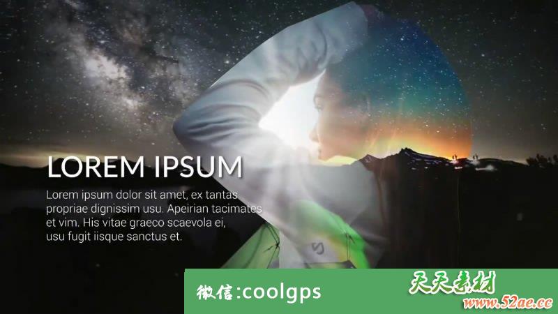 PR模板 双曝光幻灯片 - Premiere Pro模板-天天素材网