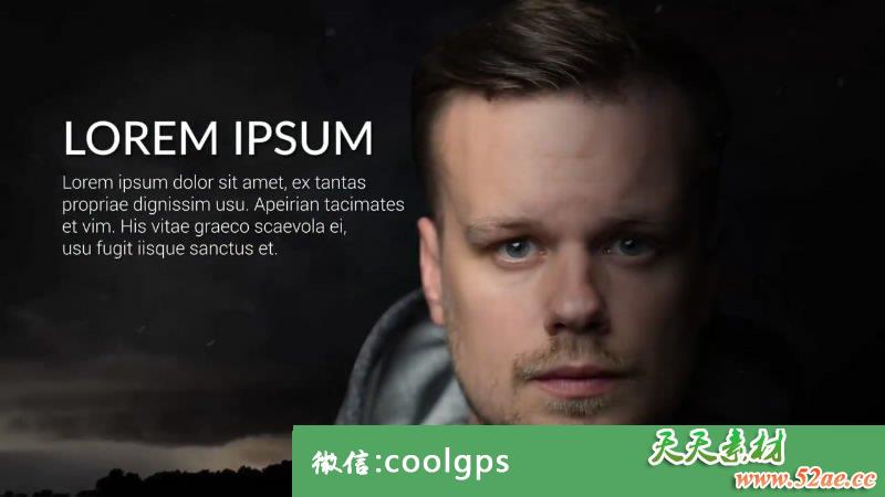 PR模板 双曝光幻灯片 - Premiere Pro模板