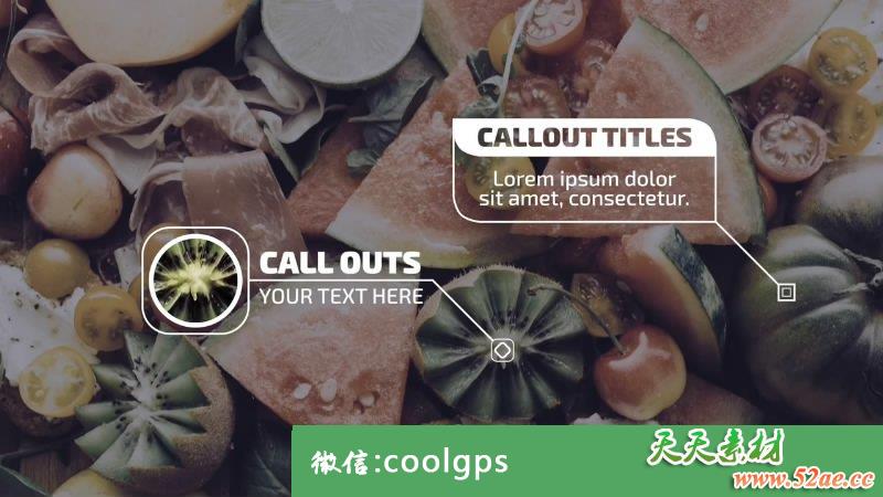 PR模板 信息文字标题动画批注视频模板下载-天天素材网