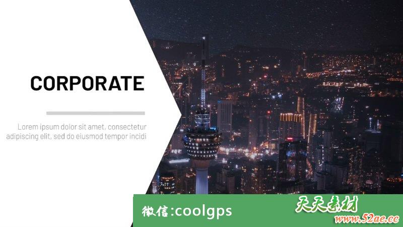 简单动感活力开场电子相册PR模板下载 Clean Dynamic Slideshow