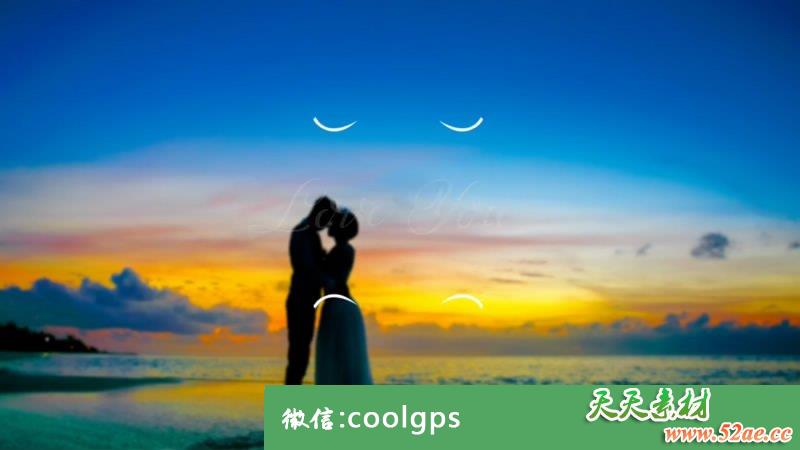 婚礼婚庆文字标题动画开场PR片头模板下载 Wedding Titles