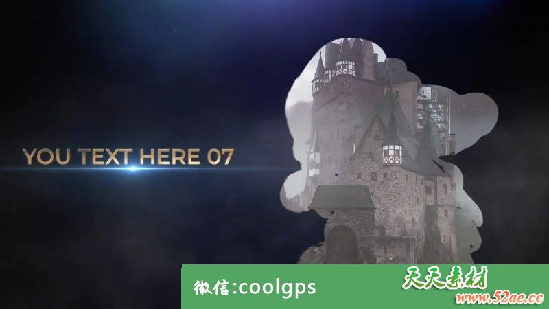 经典开场文字标题动画PR片头模板下载 Epic Trailer Titles