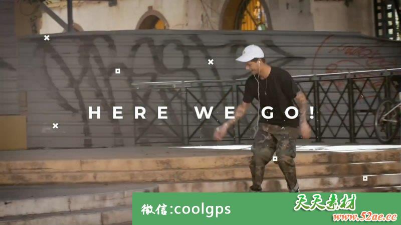 PR模板 城市人物生活片头模板下载 Urban Opener